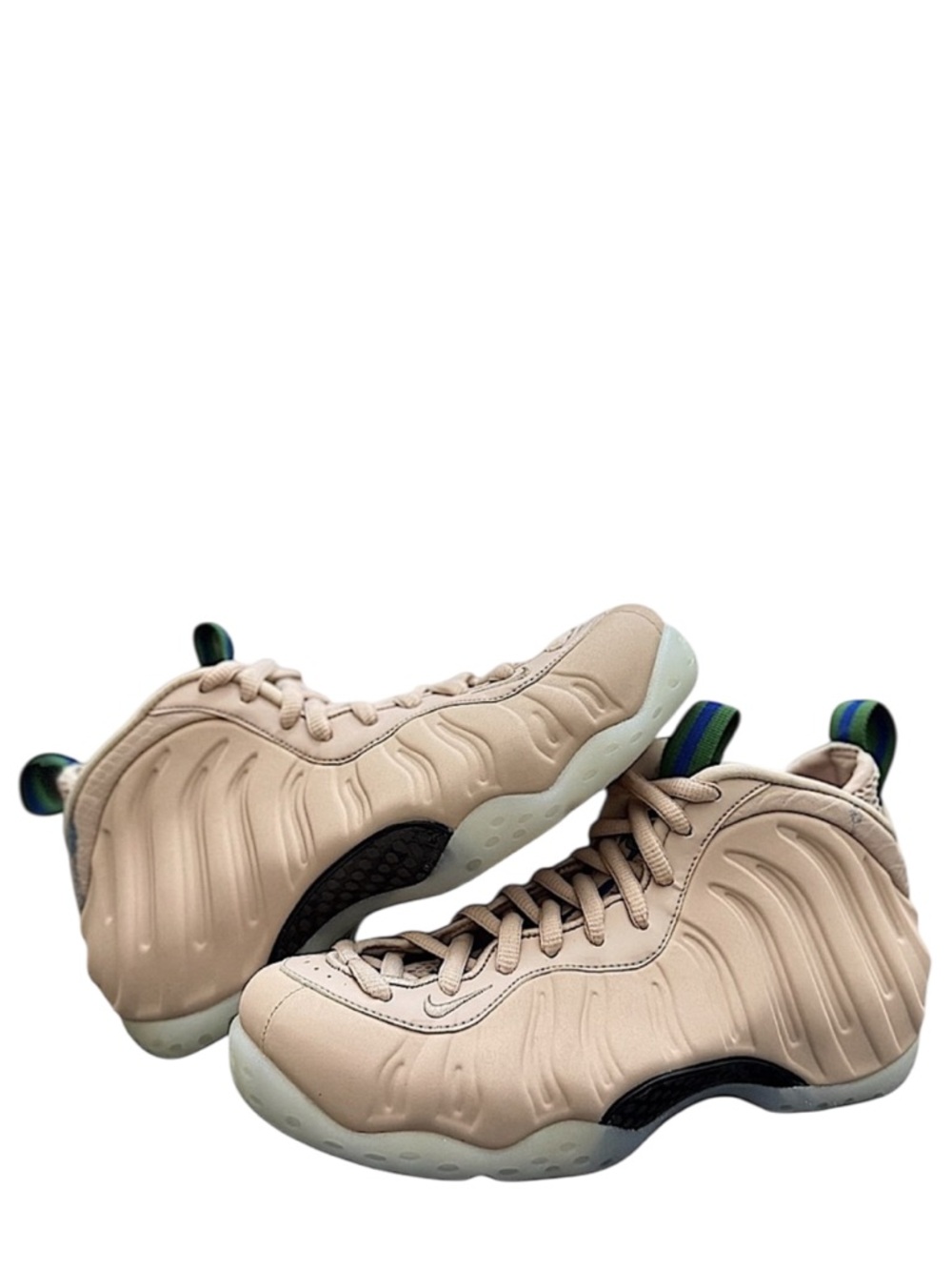 NIKE - AIR FOAMPOSITE ONE BEIGE GREEN BLACK “PARTICLE BEIGE” SNEAKERS